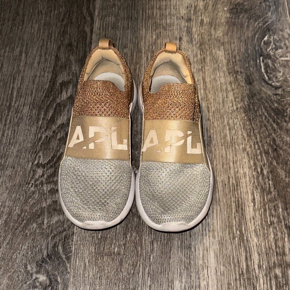 APL Kids Sneakers in Gold and Silver